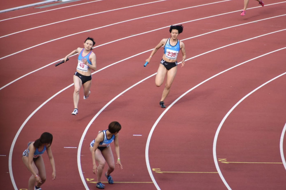 GKLINE陸上競技部・リレー優勝